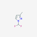 Structure of 1-DIFLUOROMETHYL-3-METHYL-1H-PYRAZOLE