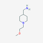 Structure of 1-[1-(2-METHOXYETHYL)PIPERIDIN-4-YL]METHANAMINE