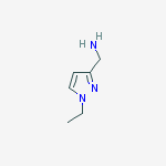 Structure of (1-ethyl-1H-pyrazol-3-yl)methanamine
