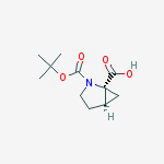 Structure of (1s,5r)-2-{[(2-methyl-2-propanyl)oxy]carbonyl}-2-azabicyclo[3.1.0 ]hexane-1-carboxylic Acid
