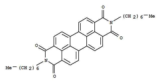 Structure of N,N-DI(N-HEPTYL)-PERYLENE-TETRACARBONIC ACID, DIAMIDE