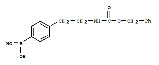 Structure of 4-(2-(Benzyloxycarbonylamino)ethyl)phenylboronic acid