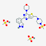 Structure of GDC-0941 Bismesylate