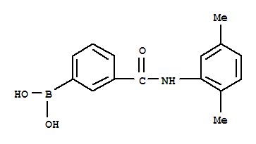 Structure of 3-(2,5-Dimethylphenylcarbamoyl)phenylboronic acid