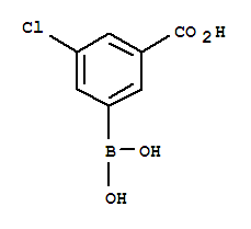 Structure of 3-Carboxy-5-chlorophenylboronic acid
