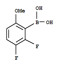 Structure of 2-Borono-3,4-difluoroanisole