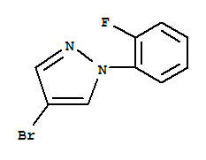 Structure of 4-Bromo-1-(2-fluorophenyl)-1H-pyrazole