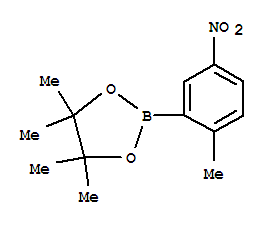 Structure of 4,4,5,5-Tetramethyl-2-(2-methyl-5-nitrophenyl)-1,3,2-dioxaborolane