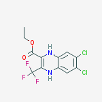 Structure of Ethyl 6,7-dichloro-3-(trifluoromethyl)-1,4-dihydroquinoxaline-2-carboxylate