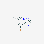 Structure of 8-Bromo-6-methyl-[1,2,4]triazolo[1,5-a]pyridine