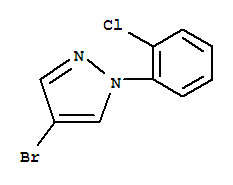 Structure of 4-Bromo-1-(2-chlorophenyl)-1H-pyrazole
