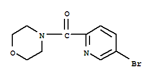 (5-溴吡啶-2-基)(吗啉)甲酮结构式