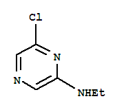 Structure of 2-Chloro-6-(ethylamino)pyrazine
