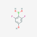 Structure of 2,6-Difluoro-4-hydroxybenzeneboronic acid