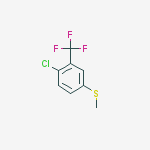 Structure of (4-Chloro-3-(trifluoromethyl)phenyl)(methyl)sulfane