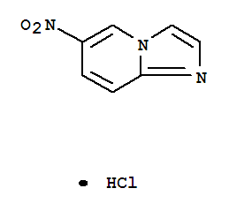 Structure of 6-Nitroimidazo[1,2-a]pyridine, HCl