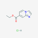 Structure of Ethyl imidazo[1,2-a]pyridine-7-carboxylate, HCl