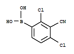 Structure of 2,4-Dichloro-3-cyanophenylboronic acid