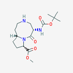 Structure of (5S,8S,10aR)-methyl 5-(tert-butoxycarbonylamino)-6-oxodecahydropyrrolo[1,2-a][1,5]diazocine-8-carboxylate
