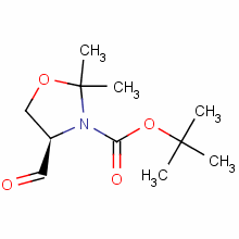 Structure of TERT-BUTYL (R)-(+)-4-FORMYL-2,2-DIMETHYL-3-OXAZOLIDINECARBOXYLATE