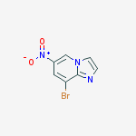 Structure of 8-Bromo-6-nitroimidazo[1,2-a]pyridine