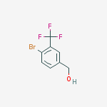 Structure of 4-Bromo-3-(trifluoromethyl)benzyl alcohol