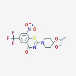 Structure of BTZ043 RACEMATE