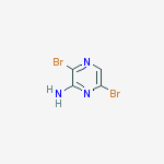 Structure of 3,6-DIBROMOPYRAZIN-2-AMINE
