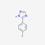 Structure of 3-(4-Fluorophenyl)-1H-1,2,4-triazole