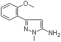 Structure of 3-(2-Methoxyphenyl)-1-methyl-1H-pyrazol-5-amine
