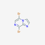 Structure of 5,8-Dibromoimidazo[1,2-a]pyrazine