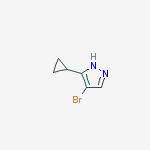 Structure of 4-Bromo-3-cyclopropyl-1H-pyrazole