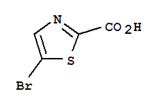 Structure of 5-BROMOTHIAZOLE-2-CARBOXYLIC ACID