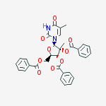 Structure of 2',3',5'-Tri-O-benzoyl-2'-C-Methyl-5-Methyluridine