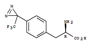 Structure of 3-(4-(3-(trifluoromethyl)-3H-diazirin-3-yl)phenyl)alanine