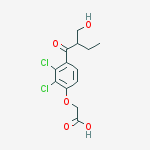Structure of 2-Desmethylene-2-chloromethyl Ethacrynic Acid