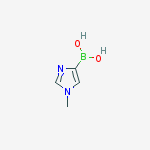 Structure of B-(1-methyl-1H-imidazol-4-yl)- Boronic acid