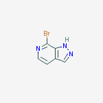 7-bromo-1H-pyrazolo[3,4-c]pyridine结构式