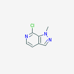 Structure of 7-chloro-1-methyl-1H-pyrazolo[3,4-c]pyridine