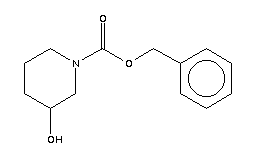 3-羟基四氢-吡啶甲酸苄酯结构式