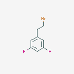 Structure of 1-(2-bromoethyl)-3,5-difluorobenzene