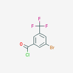 Structure of 3-Bromo-5-(trifluoromethyl)benzoyl chloride
