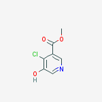 Structure of methyl 4-chloro-5-hydroxypyridine-3-carboxylate