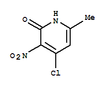 Structure of 4-CHLORO-6-METHYL-3-NITROPYRIDIN-2(1H)-ONE