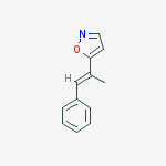 Structure of 5-[(1E)-1-Phenyl-1-propen-2-yl]-1,2-oxazole