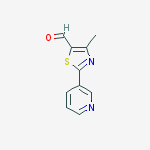 Structure of 4-Methyl-2-pyrid-3-yl-1,3-thiazole-5-carbaldehyde