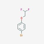 Structure of 1-Bromo-4-(2,2-difluoro-ethoxy)-benzene