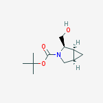 Structure of [1S-, 2R-, 5R-]2-Hydroxymethyl-3-aza-bicyclo[3.1.0]hexane-3-carboxylic acid tert-butyl ester