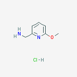 (6-methoxypyridin-2-yl)methanamine,hydrochloride结构式