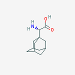 Chemical structure of (2s)-2-(1-adamantyl)-2-aminoacetic Acid